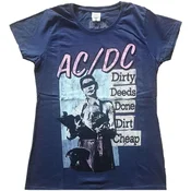 AC/DC Vintage DDDDC Navy Blue S Ženske Majica