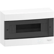 Schneider Electric Nadometna razdelilna omarica, Easy9 EU IP40 EZ9EU-1-12-NT-T prozorna vrata 1 vrsta 12 modulov/vrsta