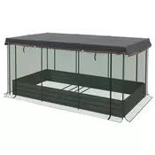 Homestar Dvignjena vrtna greda 230x110x110 cm temno siva