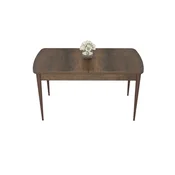 Hanah Home trpezarijski sto na razvlacenje Eva, 132 × 80 cm (razvucen 170 cm), ploca u dekoru drveta Baroque, noge boje oraha