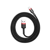 BASEUS Kabel USB Lightning iPhone 3,0 m Cafule 2A (CALKLF-R91) Črno-rdeča