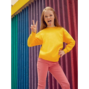 Żółta bluza dziecięca Set-In Sweat Fruit of the Loom