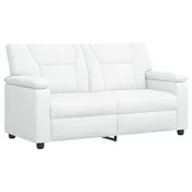 vidaXL Kavč Bela 171 x 85 x 93 cm Umetno usnje