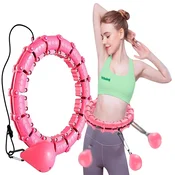shumee Hula hoop za hujšanje z utežno žogo z čepi in pametno utežjo