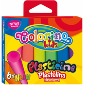 Plastelin Colorino Kids - 6 boja, neon