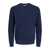 JACK & JONES Muški džemper 12265328, Teget