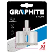 Graphite diamantni vrtalnik za kamenino 53 mm