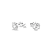 Swarovski manšetni gumbi moški kovinski s kristali Swarovski UNA