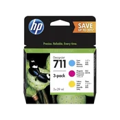 črnilo HP KOMPLET (CYAN, MAGENTA, RUMENA)ŠT. 711 ZA DJ T120/DJ T520 ZA 29ml (P2V32A) (139885)