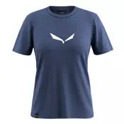 Salewa SOLID DRY W T-SHIRT, maja ž.kr poh, modra 27019