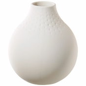Villeroy & Boch Mala PERLE vaza iz kolekcije MANUFACTURE COLLIER BLANC