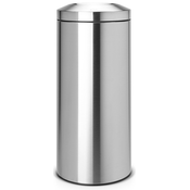 Jeklen koš za smeti v mat srebrni barvi 30 l Flame Guard – Brabantia