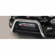 Misutonida Bull Bar O76mm inox srebrni za Fiat 500 X 2015 s EU certifikatom