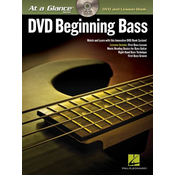 AT A GLANCE BEGINNING BASS DVD AND LESSON BOOK