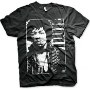 Jimi Hendrix Majica Distressed Unisex Black XL