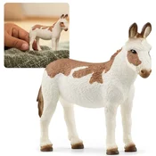 Schleich SLH13961 Schleich Farm World - Ameriški pegasti osel, otroška figurica za starost 3+
