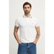 TOMMY HILFIGER Majica  temno modra / karminsko rdeča / bela