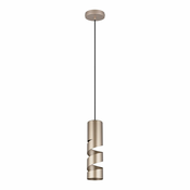 Trio Lighting Obesek Stream, rjava, O 8 cm, kovina, GU10 - Dnevna soba / jedilnica - Sodobni - kavno rjava