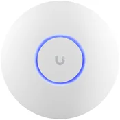 UBIQUITI U6+, WiFi 6, 4 spatial streams, 140 m2 (1,500 ft2) coverage, 300+ connected devices, Powered using PoE, GbE uplink.