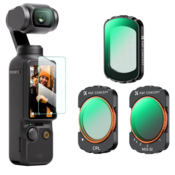 K&F 3pcs Filter Kit(CPL+Black mist 1/4+ND2-32) high-definition lens, anti-reflective green coating o