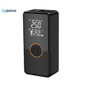 Platinet PMPBTP Mini 4v1 powerbank polnilna baterija, zagonska baterija, kompresor, črn