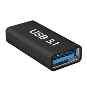 AVIZAR Ženski adapter USB-C za ženski USB 3.1 Fast Transfer 5Gbps Compact Black, (21123588)