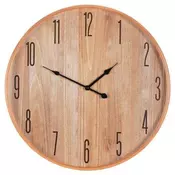 Autronic Stenska ura Wall clock - diameter 53 cm, MDF and wooden frame, veneer imitation (HA1746)