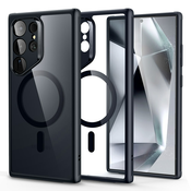 ESR - Classic Hybrid HaloLock ovitek za Samsung Galaxy S24 Ultra - prozoren črn