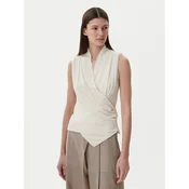 BOSS Bluza Euana 50537768 Écru Regular Fit