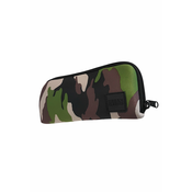 Green camo pencil case