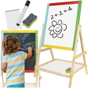 slomart Dvoturna magnetna tabla Kruzzel 23546 - kreda in pisalo