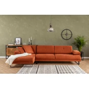 Atelier del Sofa Ugaona garnitura Mustang Narandžasta