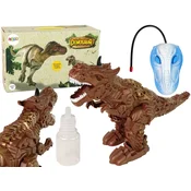 shumee Daljinsko voden parni projektor diha dinozaver rjave barve