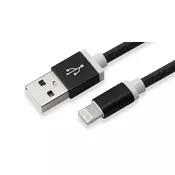 Kabel Lightning USB SBOX punjač,data - iPad, iPhone5/6/7 - 1.5m Black