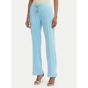 Juicy Couture Spodnji del trenirke Tina JCWBJ126327 Svetlo modra Straight Leg