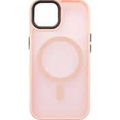 Sturdo plastičen ovitek za iPhone 15 Pro roza (Magsafe Frosted)