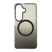 CELLECT Magnetski silikon case Samsung Galaxy S26 crno-prozirna