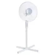 First Austria Samostojeci ventilator, 40 cm, 3 brzine, bijeli/sivi, 50 W