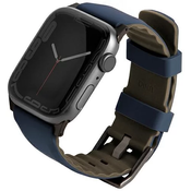 UNIQ strap Linus Apple Watch Series 4/5/6/7/8/SE/SE2/Ultra 42/44/45mm. Airosoft Silicone nautical blue (UNIQ-45MM-LINUSBLU)