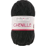 Schoeller + Stahl Chenille 90290-15 Black Pletilna preja