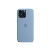 iPhone 15 Pro Max Silicone Case with MagSafe - Winter Blue