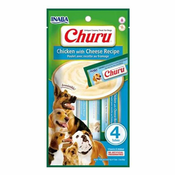 Inaba Churu Piree dog piščanec s sirom 4x14 g