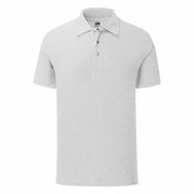 Light grey mens shirt Iconic Polo Friut of the Loom