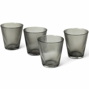 Kozarec za vodo NOUVEAU, set 4 kosov, 260 ml, motno, Rosendahl