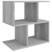 Vidaxl Nočna omarica siva sonoma 50x30x51,5 cm konstruiran les