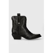 Usnjeni kavbojski škornji Steve Madden Waynoa