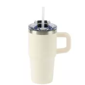 Termovka s slamico MIAU - vanilija, 600 ml