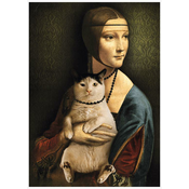Trefl - Puzzle Lady with a Cat 1000 - 1 000 kosov