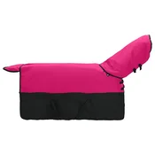 vidaXL vidaXL Konjski plašč Roza in črna 155 cm Poliester, (5000288793)