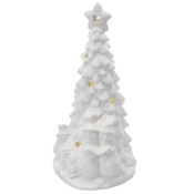 Emos keramično LED drevo, s snežaki, 33,5 cm